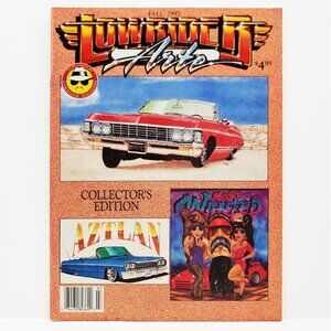 Lowrider Arte Magazine Fall 1992 Vintage Collector's Edition Aztlan Unread